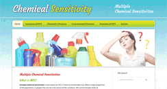 Desktop Screenshot of chemical-sensitivity.info