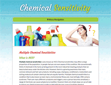 Tablet Screenshot of chemical-sensitivity.info
